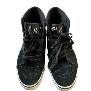 VANS Rebel8 Mike Giant Sk8-Hi Men 8 EU 41.5 Black White San Francisco Embroidery